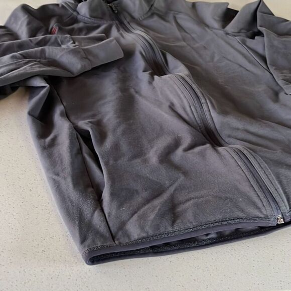 Rhone Jacket Mens Medium Blue Activewear Performance Full Zip Hooded - Picture 4 of 10